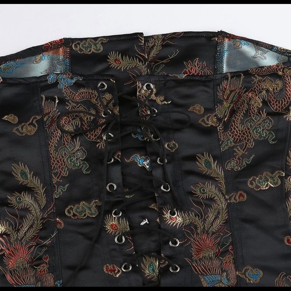 Strapless prom corset top in a sizes M - Picture 3 of 4